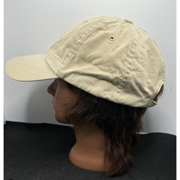 Khaki Adjustable Strap Baseball Cap OSFM - Picture 2 of 6